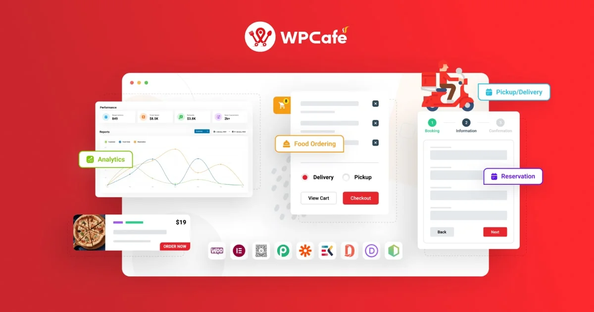 WpCafe- Pickup Delivery and Table Reservation